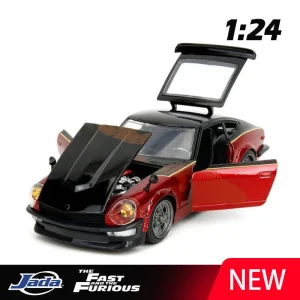 JADA 1:24 Fast & Furious Nissan DATSUN 240Z Alloy Car Diecasts & Toy Vehicles Car Model Miniature Scale Model Car For Children