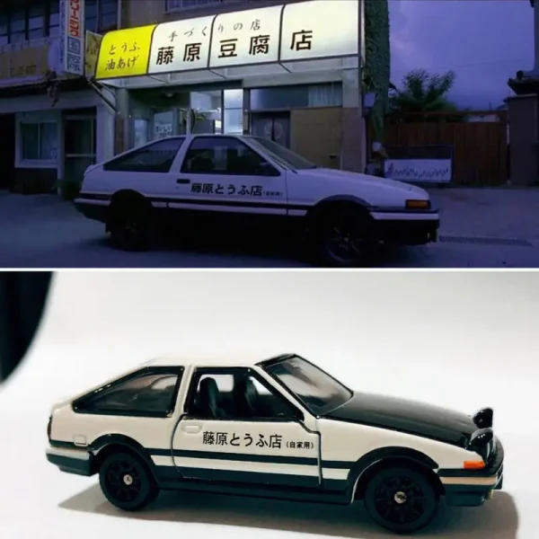 TOMY Initial D AE86 RX7 GTR Supra Alloy Car Diecasts & Toy Vehicles Car Model Miniature Scale Model Car For Children - Image 5