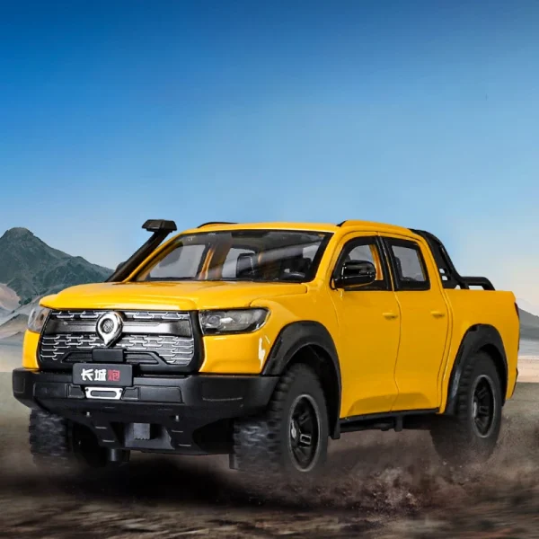 1:24 Great Wall Motor GWM Poer Alloy Muscle Car Model Sound and Light Pull Back Children's Toy Collectibles Birthday gift - Image 4