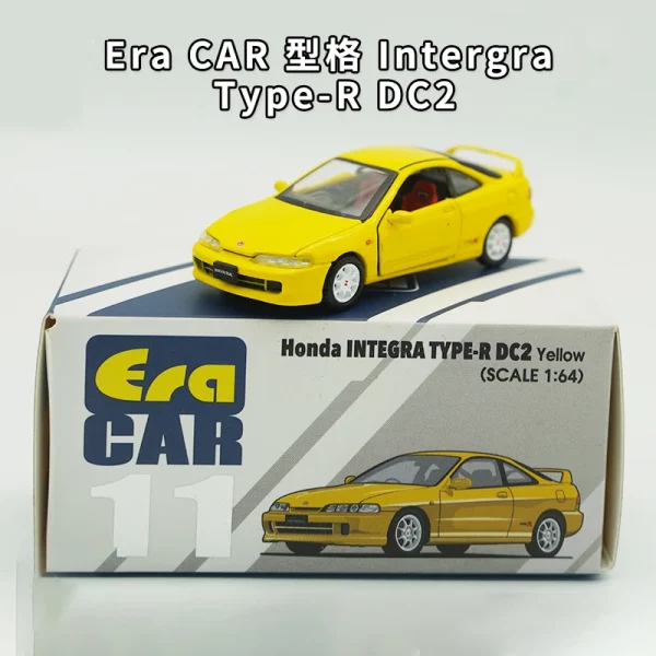 1:64 Era Car Honda Intergra Type-R DC2 Alloy Car Diecasts & Toy Vehicles Car Model Miniature Scale Model Car For Children - Image 4