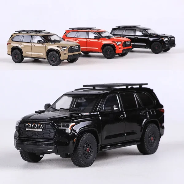 GCD 1:64 Sequoia XK80 TRD Pro SUV Alloy Car Diecasts & Toy Vehicles Car Model Miniature Scale Model Car Toys For Children
