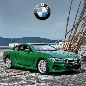 1:35 BMW M8 M850i Supercar Alloy Car Die Cast Toy Car Model Sound and Light Children’s Toy Collectibles Birthday gift