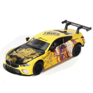 1:32 BMW M8 GTE Supercar Alloy Car Model Sound and Light Pull Back Children’s Toy Collectibles Birthday gift