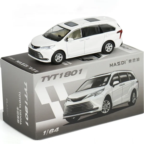1:64 Sienna MPV Alloy Car Diecasts & Toy Vehicles Car Model Miniature Scale Model Car For Children - Image 5
