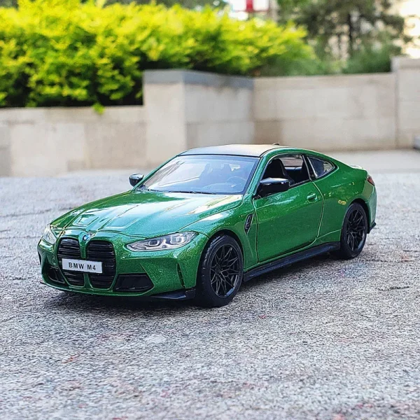 1:32 BMW M4 IM G82 Supercar Alloy Car Model With Pull Back Sound Light Children Gift Collection Diecast Toy Model - Image 4