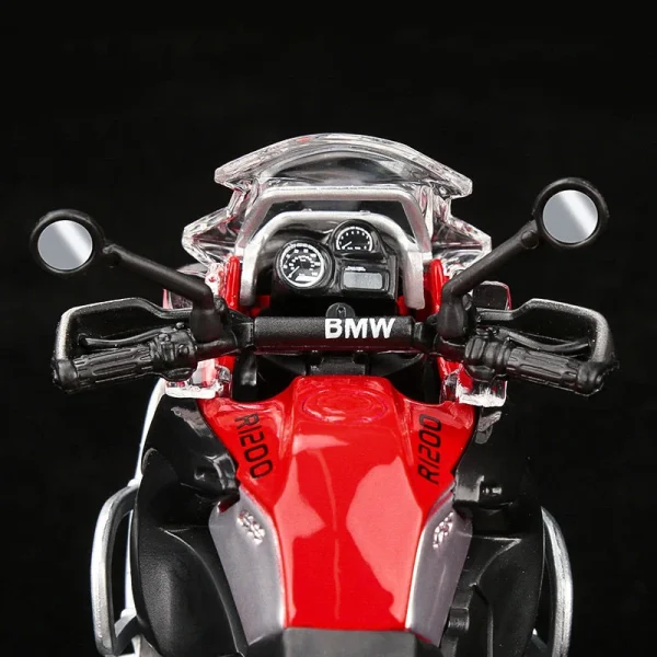 Maisto 1/12 BMW R1200GS Assembled Version Motorcycle Model Toy Vehicle Collection Shork-Absorber Off Road Autocycle Toy - Image 4