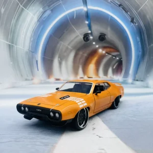 JADA 1:24 Fast & Furious PLYMOUTH GTX Alloy Car Diecasts & Toy Vehicles Car Model Miniature Scale Model Car For Children