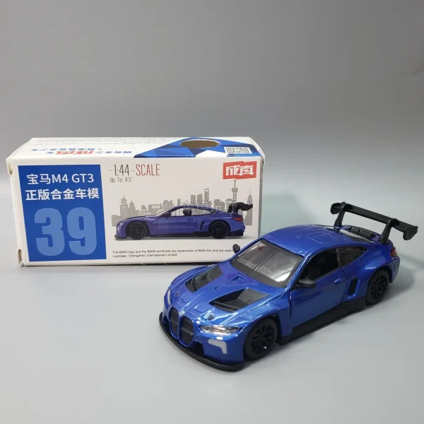 1:44 BMW M4 GT3 BMW M6 Supercar Alloy Car Diecasts & Toy Vehicles Car Model Miniature Scale Model Car For Children - Image 4