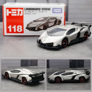 TOMY Lamborghini Veneno Supercar Alloy Car Diecasts & Toy Vehicles Car Model Miniature Scale Model Car For Children