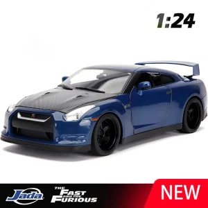1:24 Fast & Furious Nissan GTR R35 Alloy Car Diecasts & Toy Vehicles Car Model Miniature Scale Model Car For Children