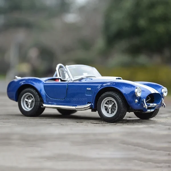 WELLY 1:24 Ford Shelby Cobra 427 S/C 1965 Alloy Car Diecasts & Toy Vehicles Car Model Miniature Scale Model Car Toy For Children - Image 4