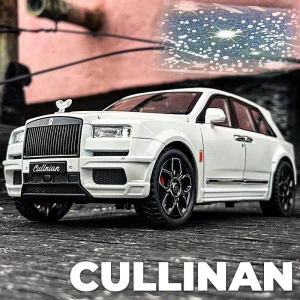 1:20 Rolls Royce Cullinan Black Badge SUV Alloy Die Cast Toy Car Model Sound and Light Children’s Toy Collectibles Birthday gift