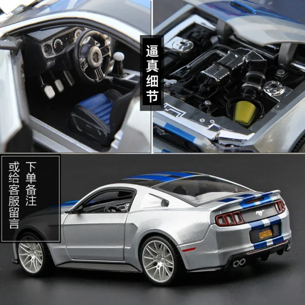 Maisto 1:24 Ford Mustang GT Street Racer 2014 Muscle Car Alloy Car Diecasts & Toy Vehicles Car Model Car Toys For Kids Gifts - Image 4