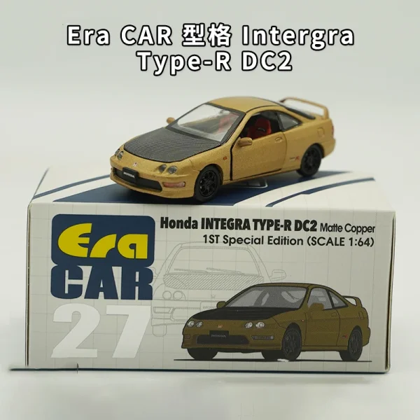 1:64 Era Car Honda Intergra Type-R DC2 Alloy Car Diecasts & Toy Vehicles Car Model Miniature Scale Model Car For Children - Image 5