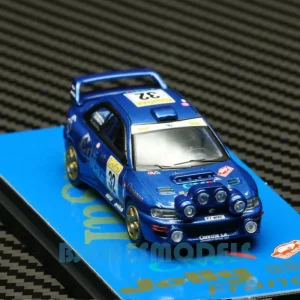 Fine Works 1:64 WRC STI 1998 Rallycar Alloy Car Diecasts & Toy Vehicles Car Model Miniature Scale Model Car Toys For Children