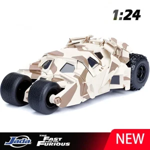 JADA 1:24 Batmobile Bat 1966 Alloy Car Diecasts & Toy Vehicles Car Model Miniature Scale Model Car For Children
