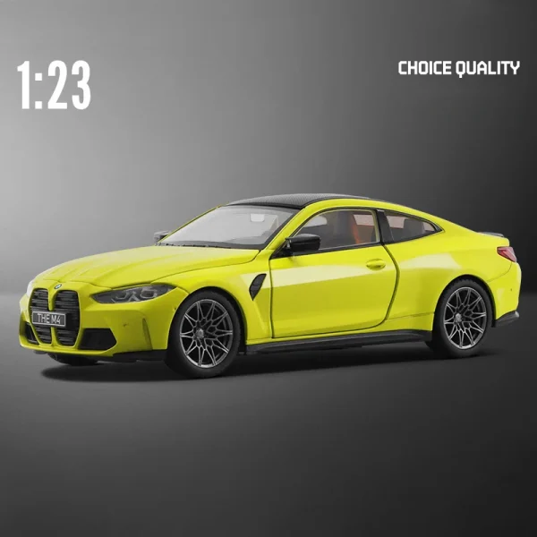 1:23 BMW M4 G82 THE M4 Supercar Alloy Diecasts & Toy Vehicles Metal Toy Car Model Sound and light Collection Kids Toy - Image 5