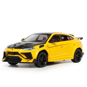 1:24 Lambos URUS Bison Mansory SUV Alloy Cast Toy Car Model Sound and Light Children’s Toy Collectibles Birthday gift