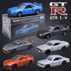 TOMY Nissan GTR R34 R32 R33 R35 GTR50 Skylin Alloy Car Diecasts & Toy Vehicles Car Model Miniature Scale Model Car For Children