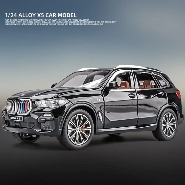 1:24 X5 SUV Alloy Car Diecasts & Toy Vehicles Car Model Sound and light Pull back Car Toys For Kids Gifts - Image 5
