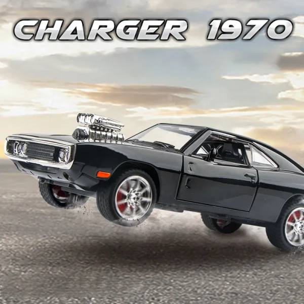 1:24 Dodge Charger 1970 Fast & Furious Alloy Car Diecasts & Toy Vehicles Car Model Sound and light Car Toys For Kids Gifts - Image 5