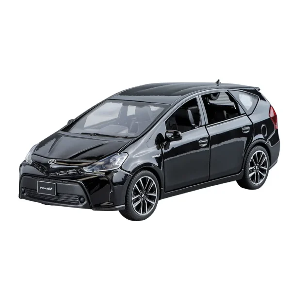1:32 Prius SUV Alloy Muscle Car Model Sound and Light Pull Back Children's Toy Collectibles Birthday gift - Image 6