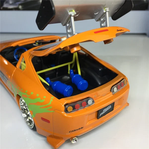 2021 New 1:24 Supra 1995 Toy Alloy Car Diecasts & Toy Vehicles Car Model Miniature Scale Model Car Toys For Children - Image 3