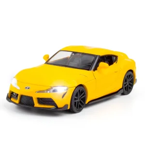 1:32 Toyota Supra GR Fast & Furious Supercar Alloy Car Model Sound and Light Pull Back Children’s Toy Collectibles Birthday gift
