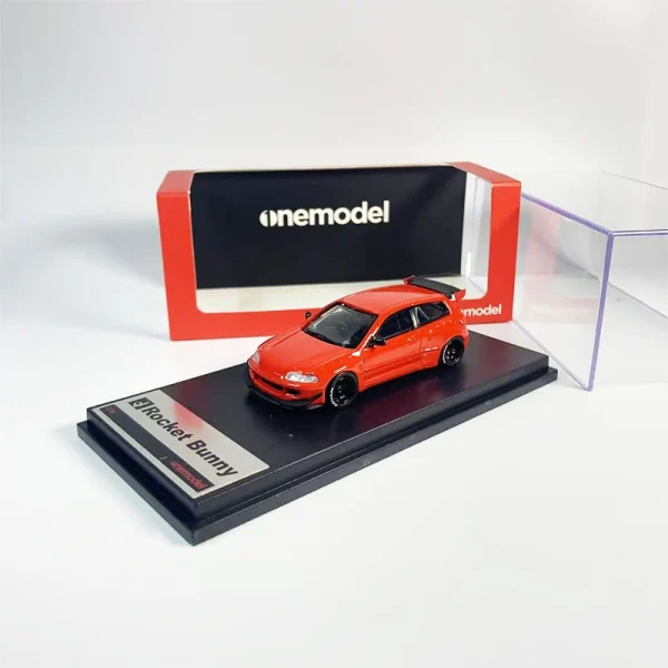 One Model 1:64 Civic EG6 Alloy Car Diecasts & Toy Vehicles Car Model Miniature Scale Model Car For Children