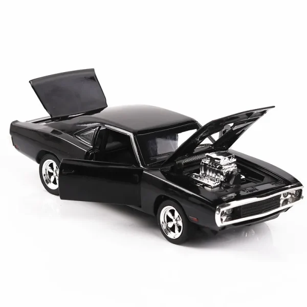 1:32 Dodge Charger 1970 Challenger Alloy Car Models Kids Toys for Children Classic Muscle Car Collection Car Model - Image 4