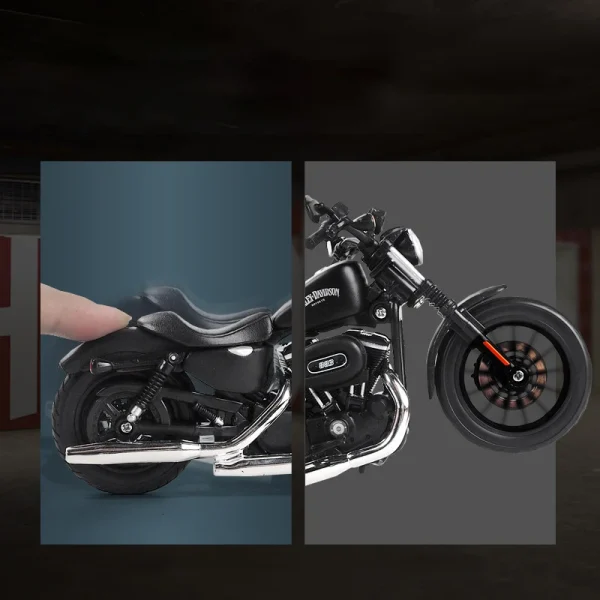 Maisto 1:12 Harley Davidson 2014 SPORTSTER IRON 883 Motorcycle Model Toy Vehicle Collection Shork-Absorber Off Road Toys Car - Image 4