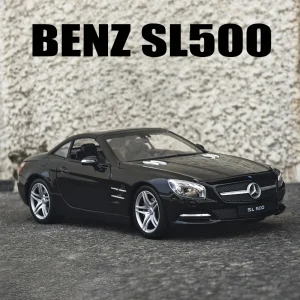 WELLY 1:24 Mercedes-Benz SL500 2012 Alloy Car Diecasts & Toy Vehicles Car Model Miniature Scale Model Car Toy For Children