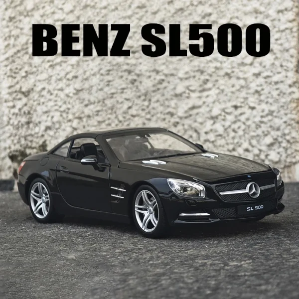 WELLY 1:24 Mercedes-Benz SL500 2012 Alloy Car Diecasts & Toy Vehicles Car Model Miniature Scale Model Car Toy For Children