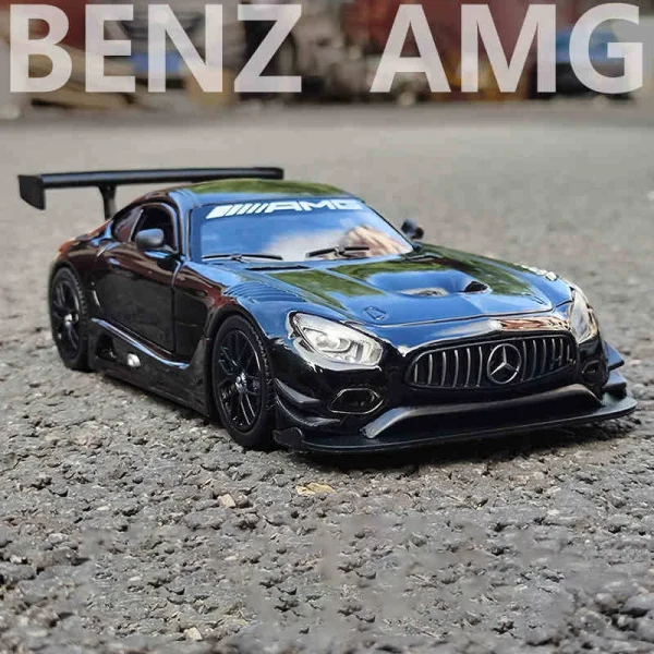 Motornax 1:24 Mercedes-Benz AMG GT3 Alloy Car Diecasts & Toy Vehicles Car Model Miniature Scale Model Car Toys For Children - Image 4