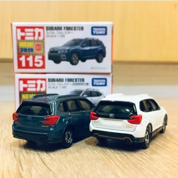 TOMY Subaru Forester 115 Alloy Car Diecasts & Toy Vehicles Car Model Miniature Scale Model Car For Children - Image 3