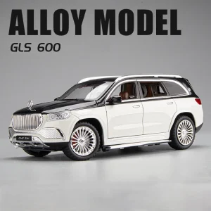 1:24 Maybach GLS600 SUV Alloy Diecasts & Toy Vehicles Toy Car Model Sound and light Collection Kids Toy Gift