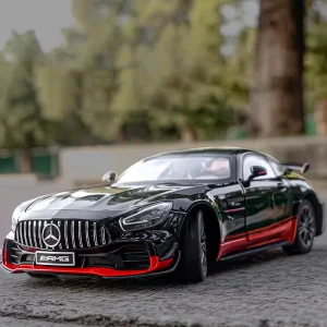 1:18 Benzs GTR Green Demon Alloy Die Cast Toy Car Model Sound and Light Children’s Toy Collectibles Birthday gift