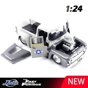 JADA 1:24 F100 1956 Picku Alloy Car Diecasts & Toy Vehicles Car Model Miniature Scale Model Car For Children