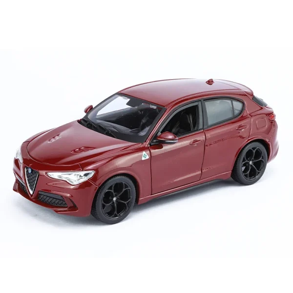 Bburago 1:24 Alfa Romeo Stelvi SUV Alloy Car Diecasts & Toy Vehicles Car Model Miniature Scale Model Car Toy For Children - Image 5