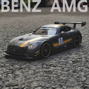 Motornax 1:24 Mercedes-Benz AMG GT3 Alloy Car Diecasts & Toy Vehicles Car Model Miniature Scale Model Car Toys For Children