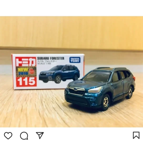 TOMY Subaru Forester 115 Alloy Car Diecasts & Toy Vehicles Car Model Miniature Scale Model Car For Children - Image 6