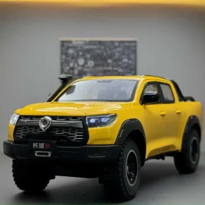 1:24 Great Wall Motor GWM Poer Alloy Muscle Car Model Sound and Light Pull Back Children’s Toy Collectibles Birthday gift