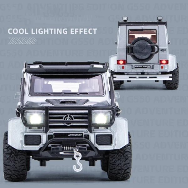 1:24 Benz G550 Adventure 4X4² Alloy Cast Toy Car Model Sound and Light Children's Toy Collectibles Birthday gift - Image 5