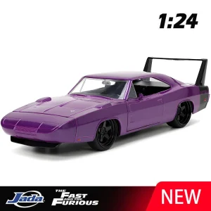 JADA 1:24 Fast & Furious Charger Daytona 1969 Alloy Car Diecasts & Toy Vehicles Car Model Miniature Scale Model Car For Children