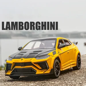 1:24 Lambos URUS Bison Mansory SUV Alloy Cast Toy Car Model Sound and Light Children’s Toy Collectibles Birthday gift