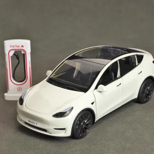 1:24 Model Y Model 3 Model S Alloy Die Cast Toy Car Model Sound and Light Children’s Toy Collectibles Birthday gift