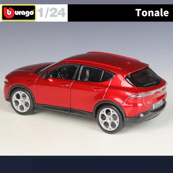 Bburago 1:24 Alfa Romeo Tonale Alloy Car Diecasts & Toy Vehicles Car Model Miniature Scale Model Car Toy For Children - Image 5