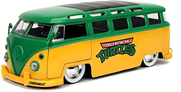 JADA 1:24 T1 BUS 1962 Alloy Car Diecasts & Toy Vehicles Car Model Miniature Scale Model Car For Children - Image 4