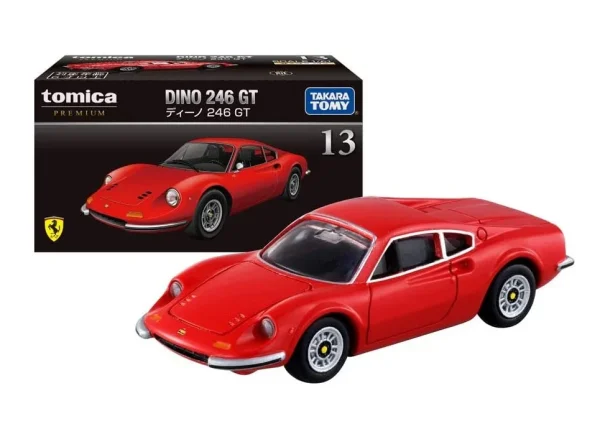 Takara Tomy Ferrari DINO 246 GT Alloy Car Diecasts & Toy Vehicles Car Model Miniature Scale Model Car For Children Out of Print - Image 4