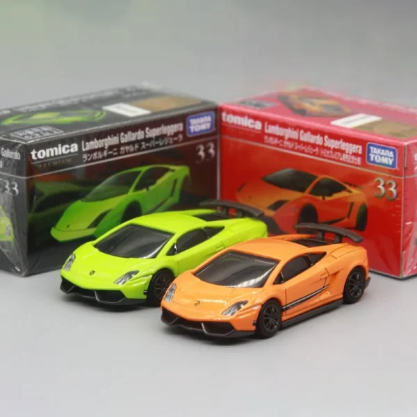 TAKARA TOMY Lamborghini Gallardo Superleggera Alloy Car Diecasts & Toy Vehicles Car Model Miniature Scale Model Car For Children - Image 4